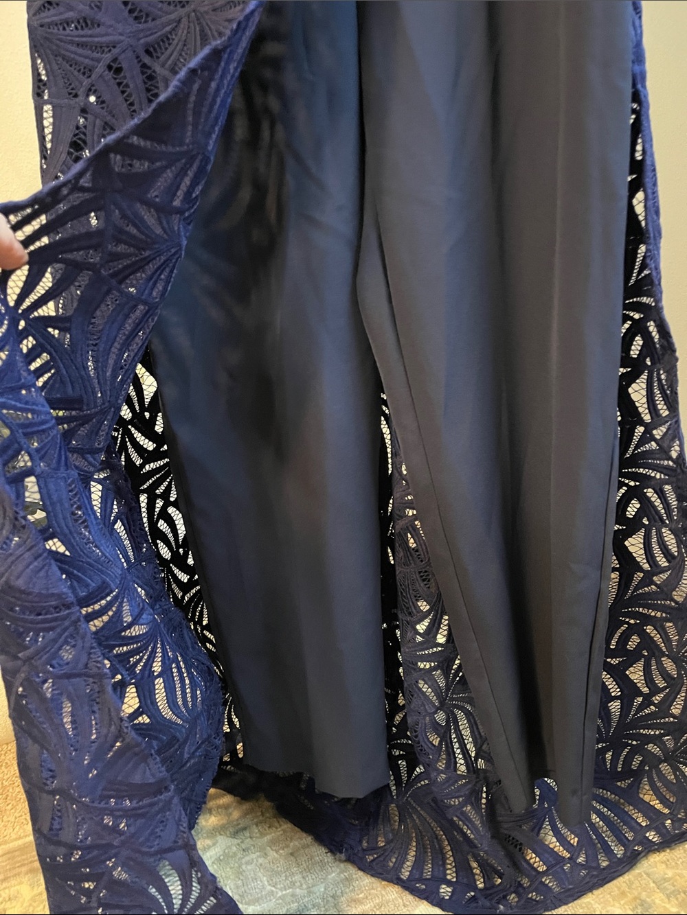 NWT Kay Unger Walk Thru Gown - Picture 6 of 14